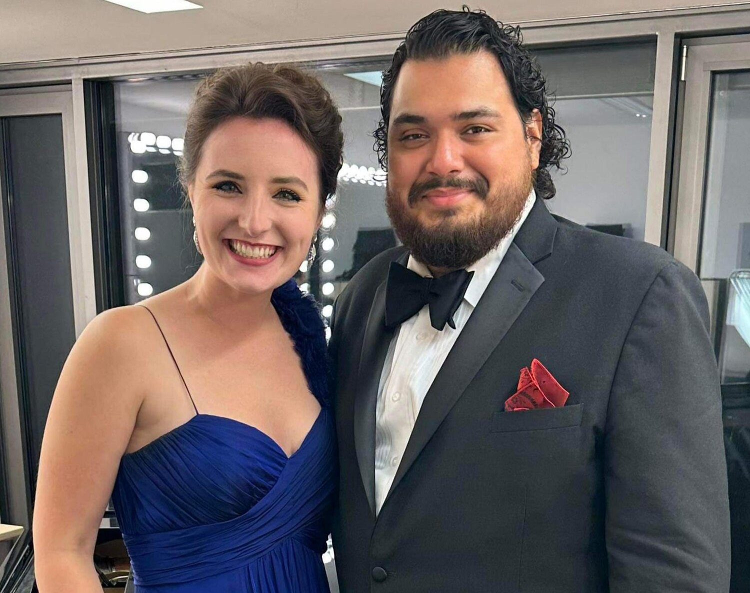 Soprano Emily Margevich, left, and tenor Angel Gomez will perform at Kindred Spirits' Opera Extravaganza on Friday, October 6.